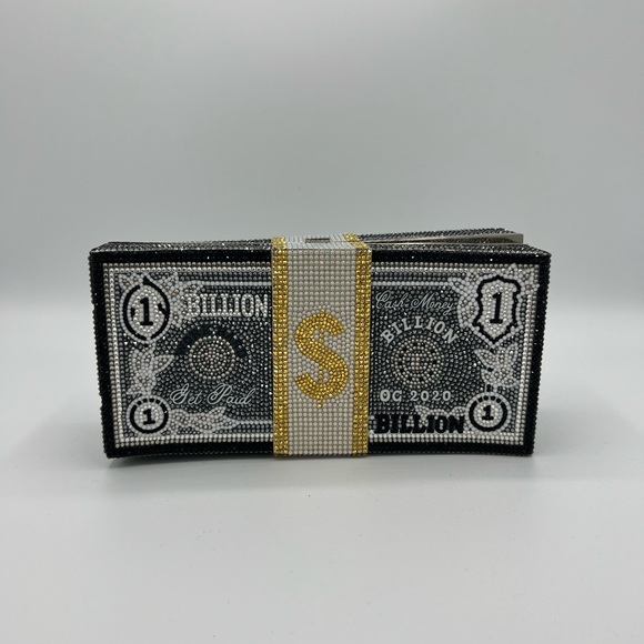 RARE JUDITH LEIBER STACK OF CASH BILLIONS - Picture 3 of 11